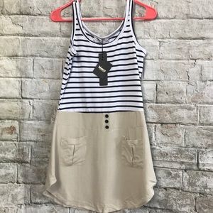 NEW ✨Mansy Tank Dress Sz Medium Pullon